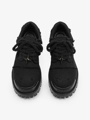 Four-Point Star Denim Chunky Casual Shoes
