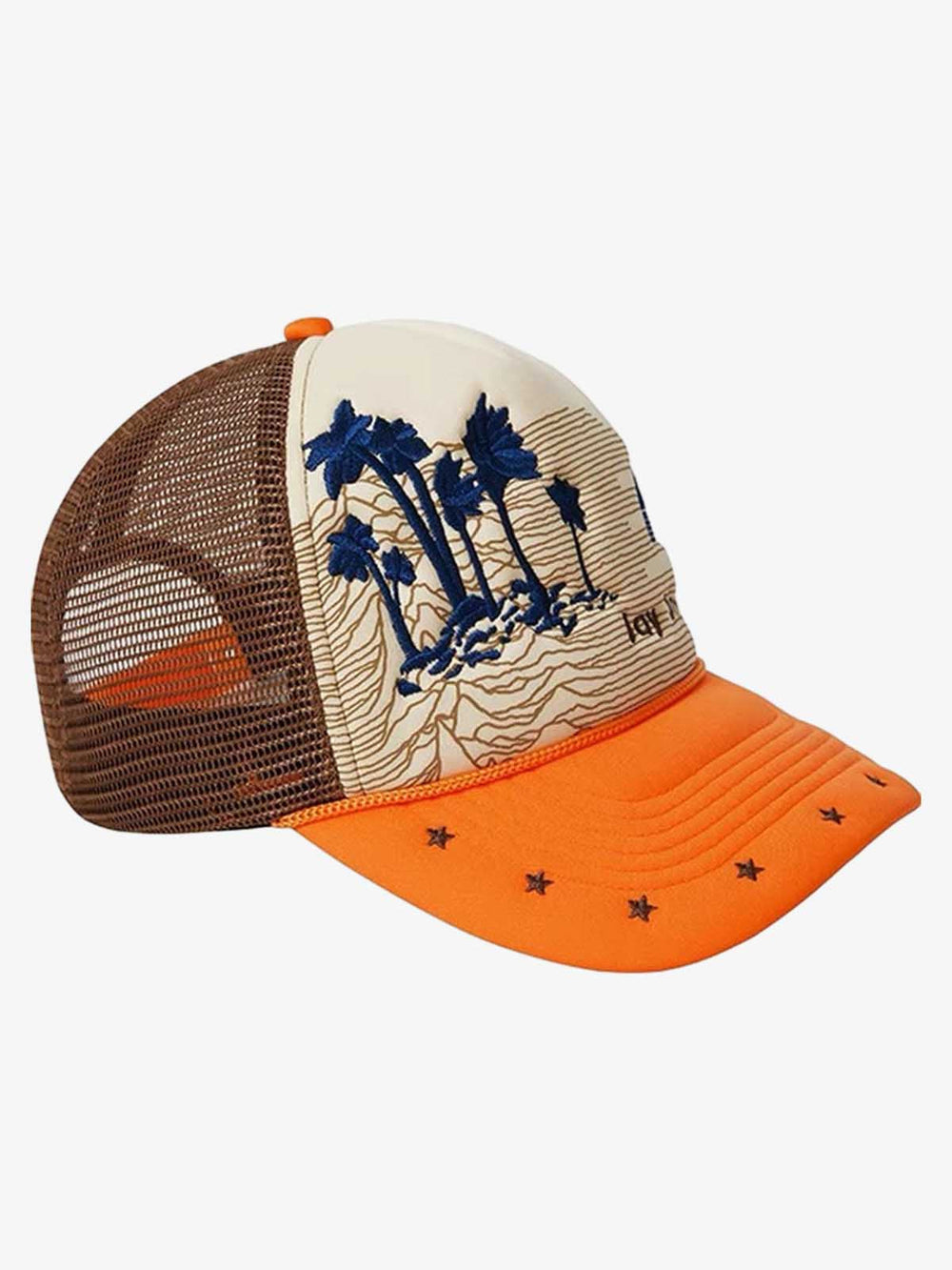 Palm Tree Mesh Trucker Hat 