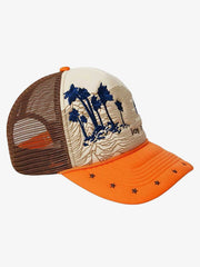 Palm Tree Mesh Trucker Hat 
