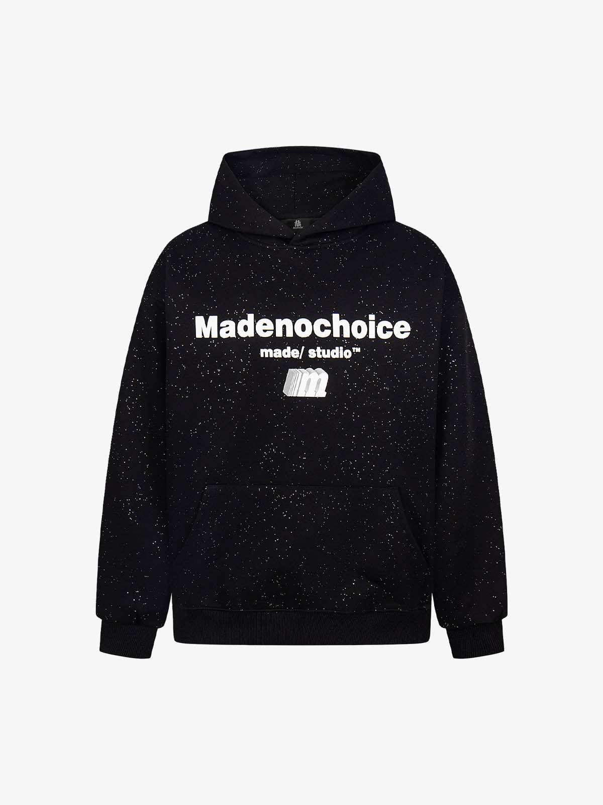 Sparkling Night Sky Design Black Knitwear for Festive Occasions 