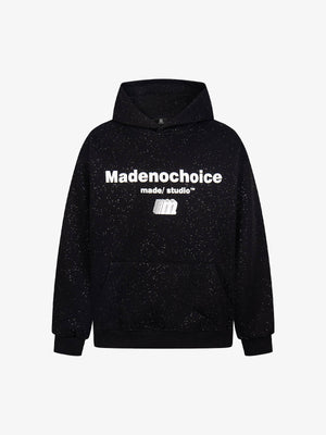 Sparkling Night Sky Design Black Knitwear for Festive Occasions 