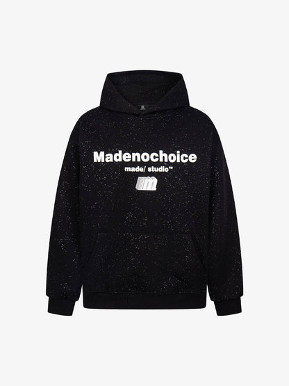Sparkling Night Sky Design Black Knitwear for Festive Occasions 