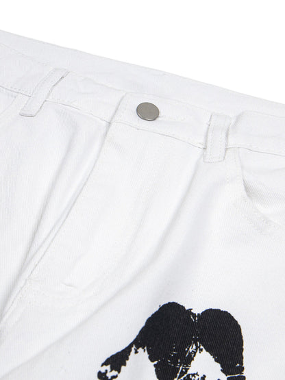 Palm Print Cleanfit Casual Pants 