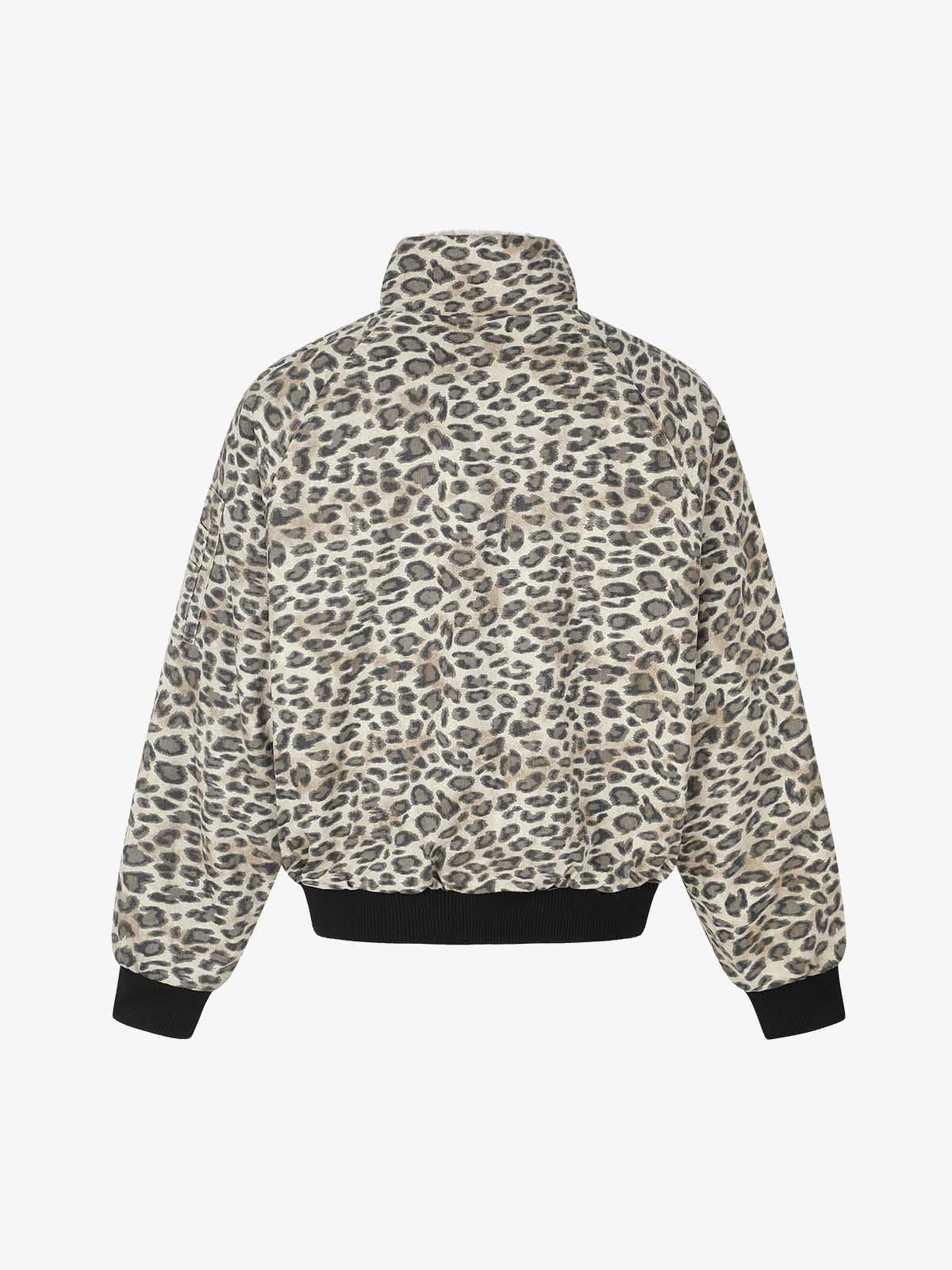 Leopard Reversible Faux-Fur Coat