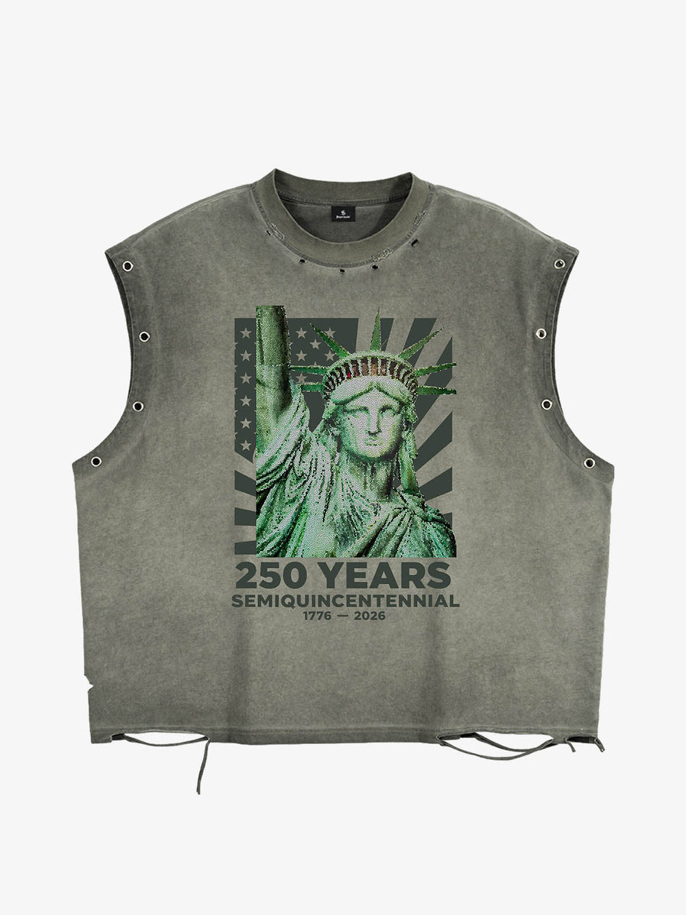 Vintage Liberty Graphic Sleeveless T-Shirt 