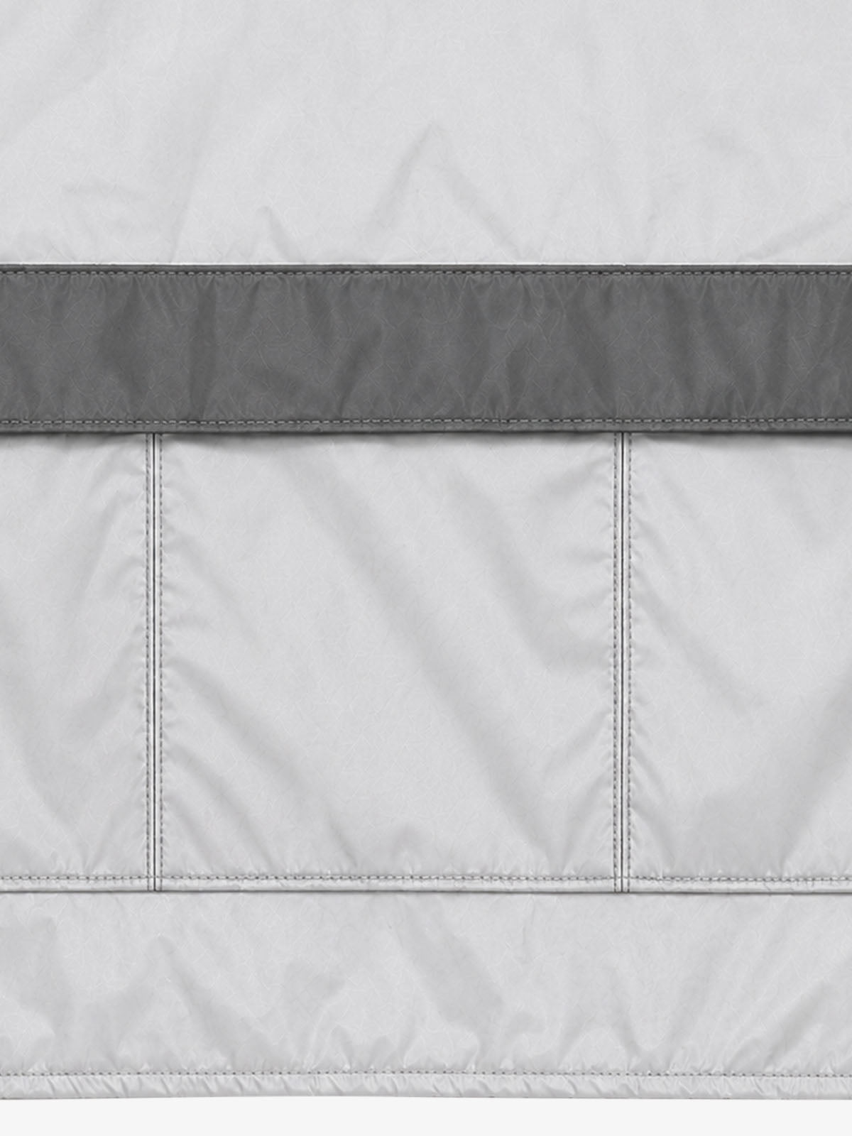 Racing Embroidered Color Block Quilted Vest