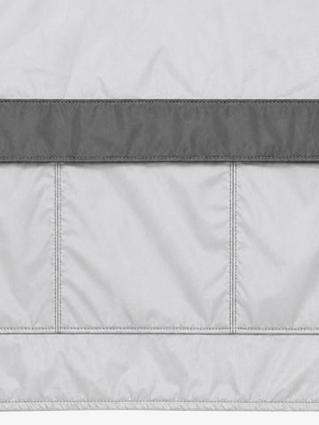 Racing Embroidered Color Block Quilted Vest