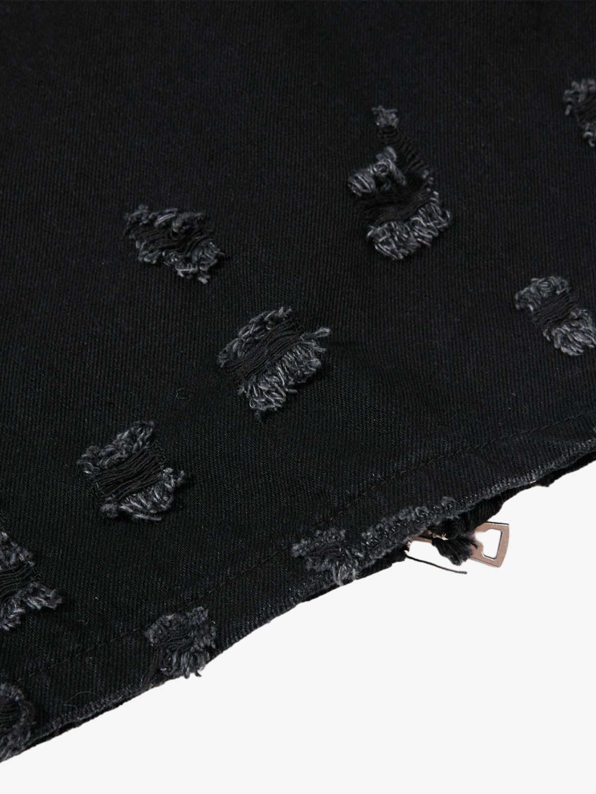 Metal Multi-Zip Heavy-Duty Jeans