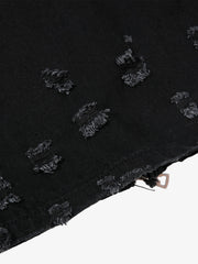 Metal Multi-Zip Heavy-Duty Jeans