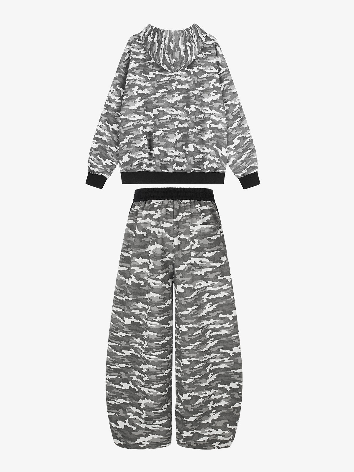 Camo Print Patchwork Set