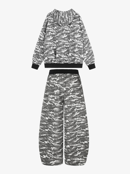Camo Print Patchwork Set