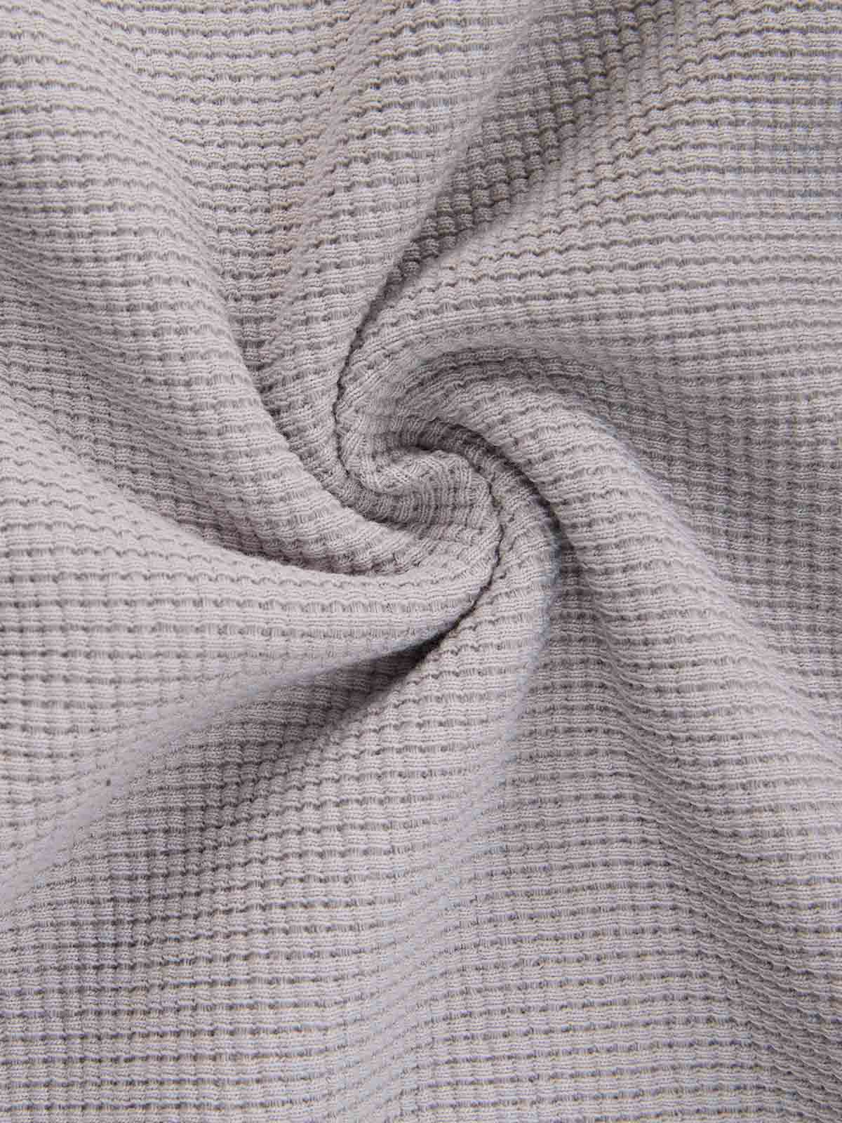 Supermade Waffle-Knit Distressed Gradient Print Long T-Shirt 