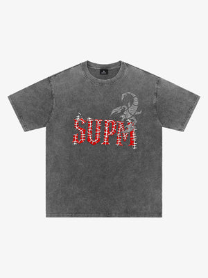 Washed Scorpion Graphic T-Shirt 