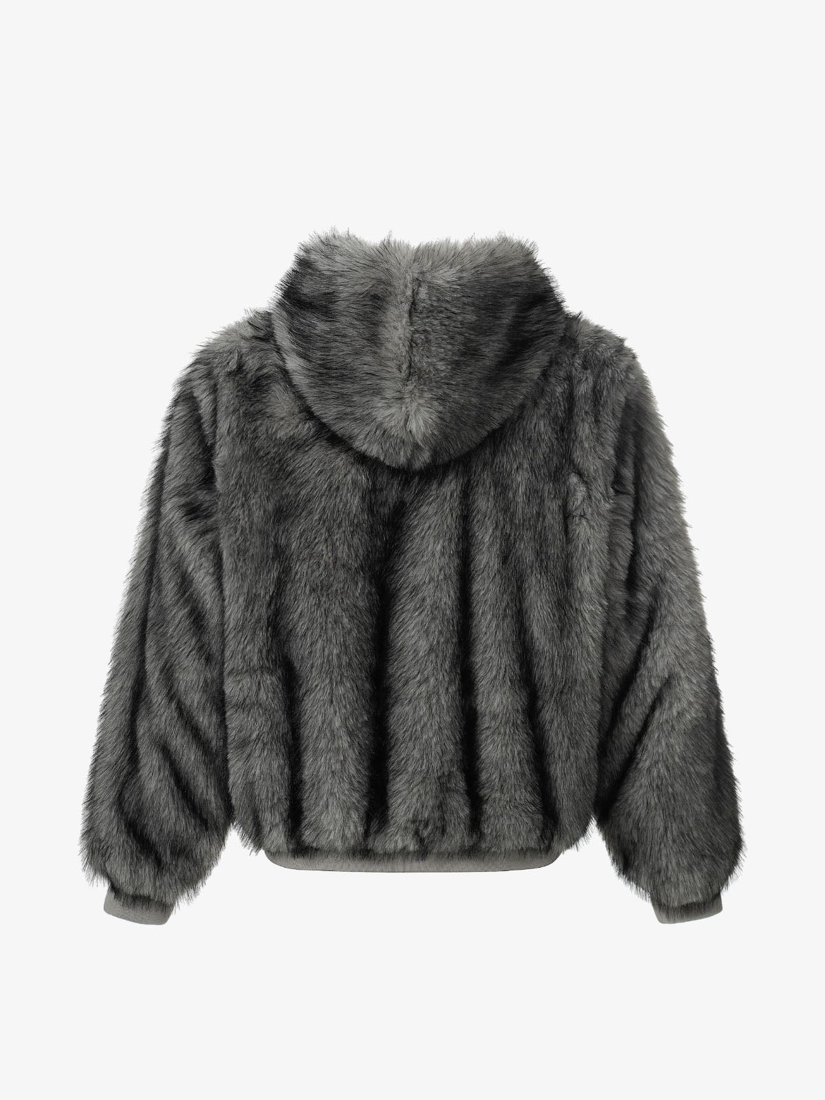 Stylish Faux Fur Hooded Jacket for Winter Warmth and Fashion 
