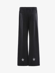 Wing Star Graphic Draped Jazz Pants
