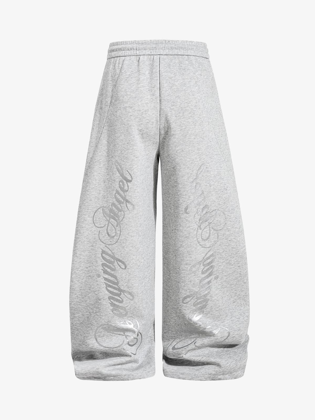 Detachable Accessory Printed Casual Sweatpants