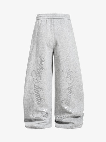 Detachable Accessory Printed Casual Sweatpants