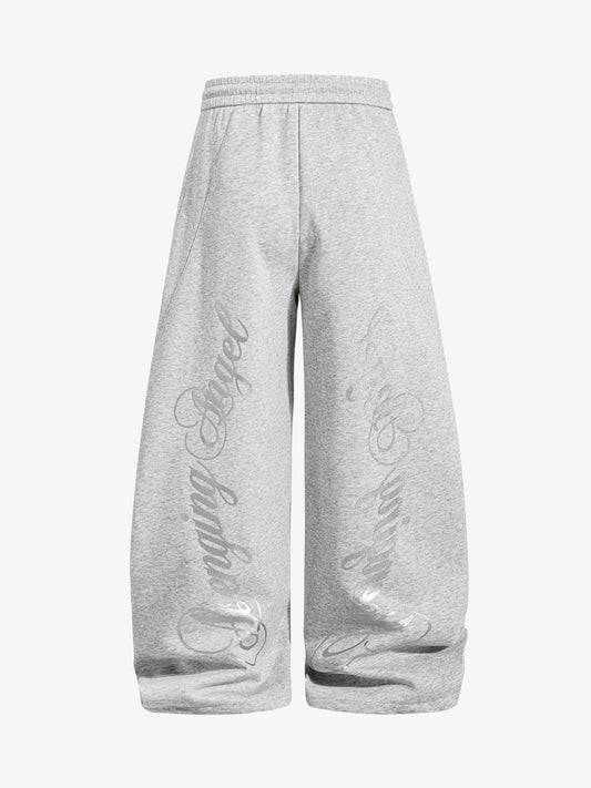 Detachable Accessory Printed Casual Sweatpants