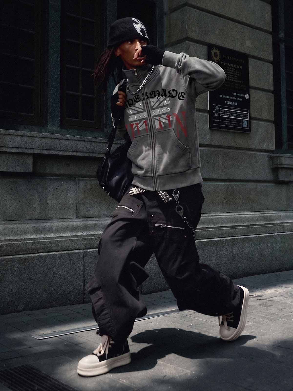 Star Rivet Zip Jacket