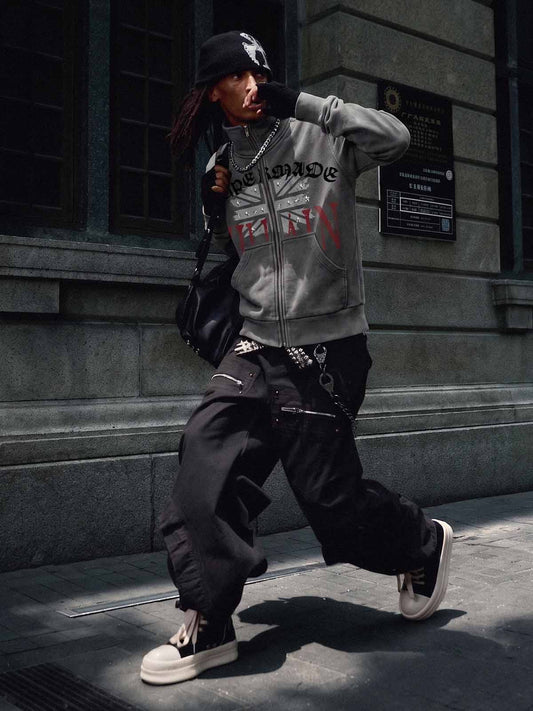 Star Rivet Zip Jacket