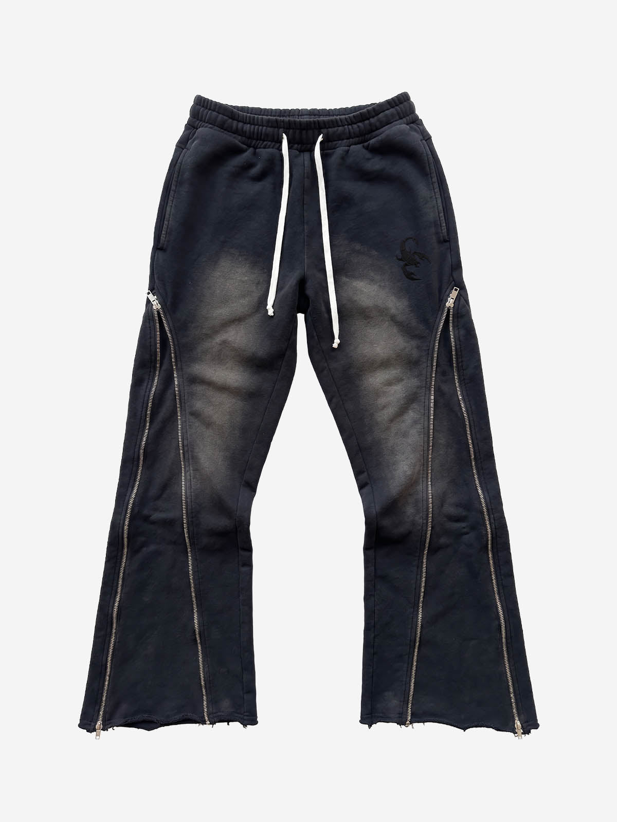Pantalon déformable à fermeture éclair latérale