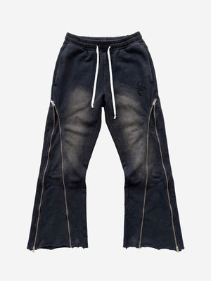 Pantalon déformable à fermeture éclair latérale
