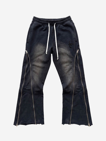Pantalon déformable à fermeture éclair latérale