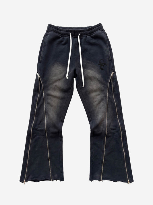 Side Zipper Deformable Pants