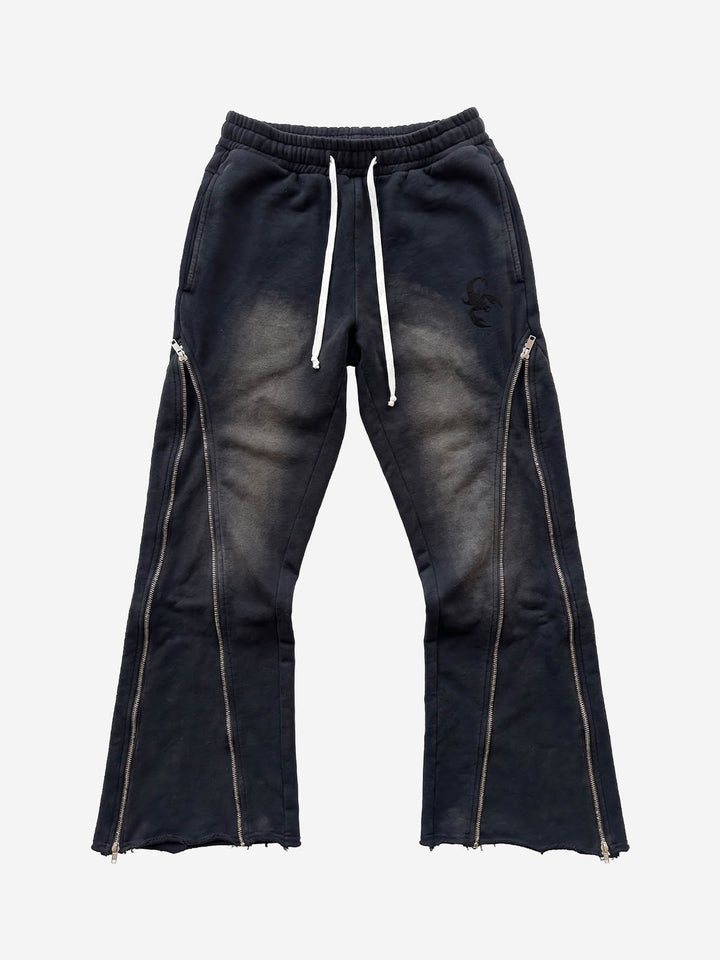Side Zipper Deformable Pants