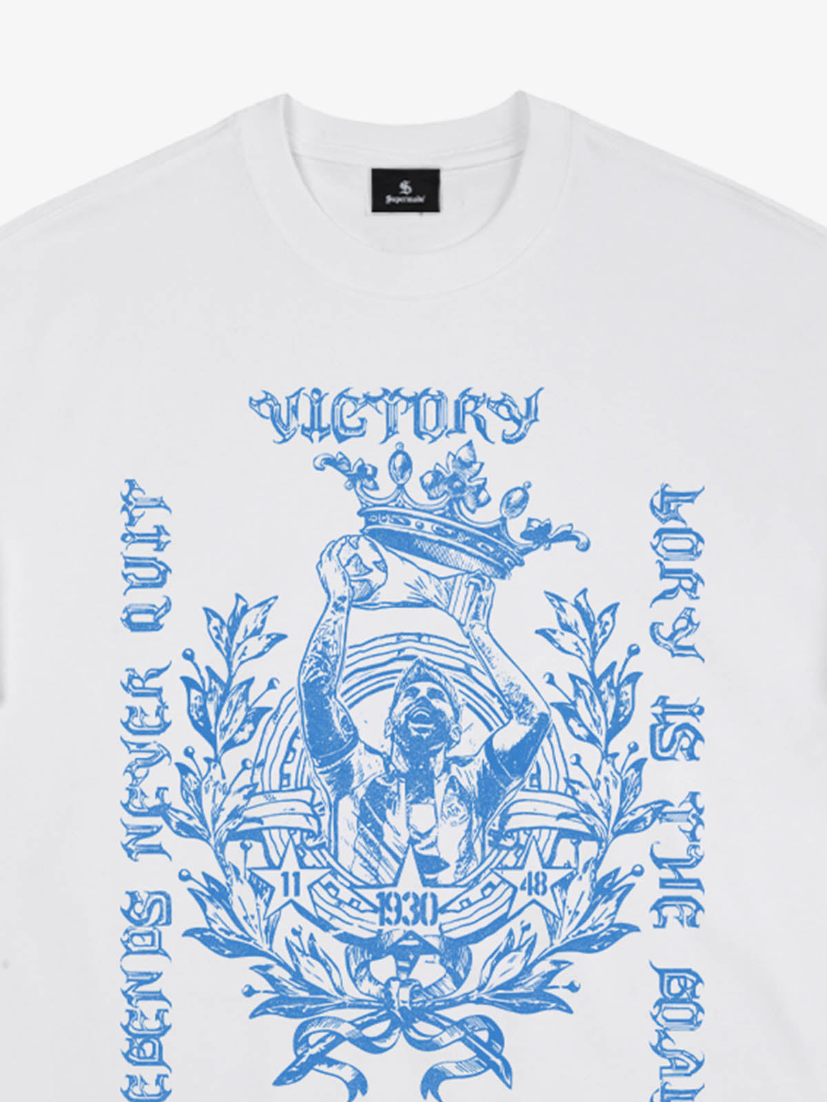 Gothic Victory Statue Graphic T-Shirt 