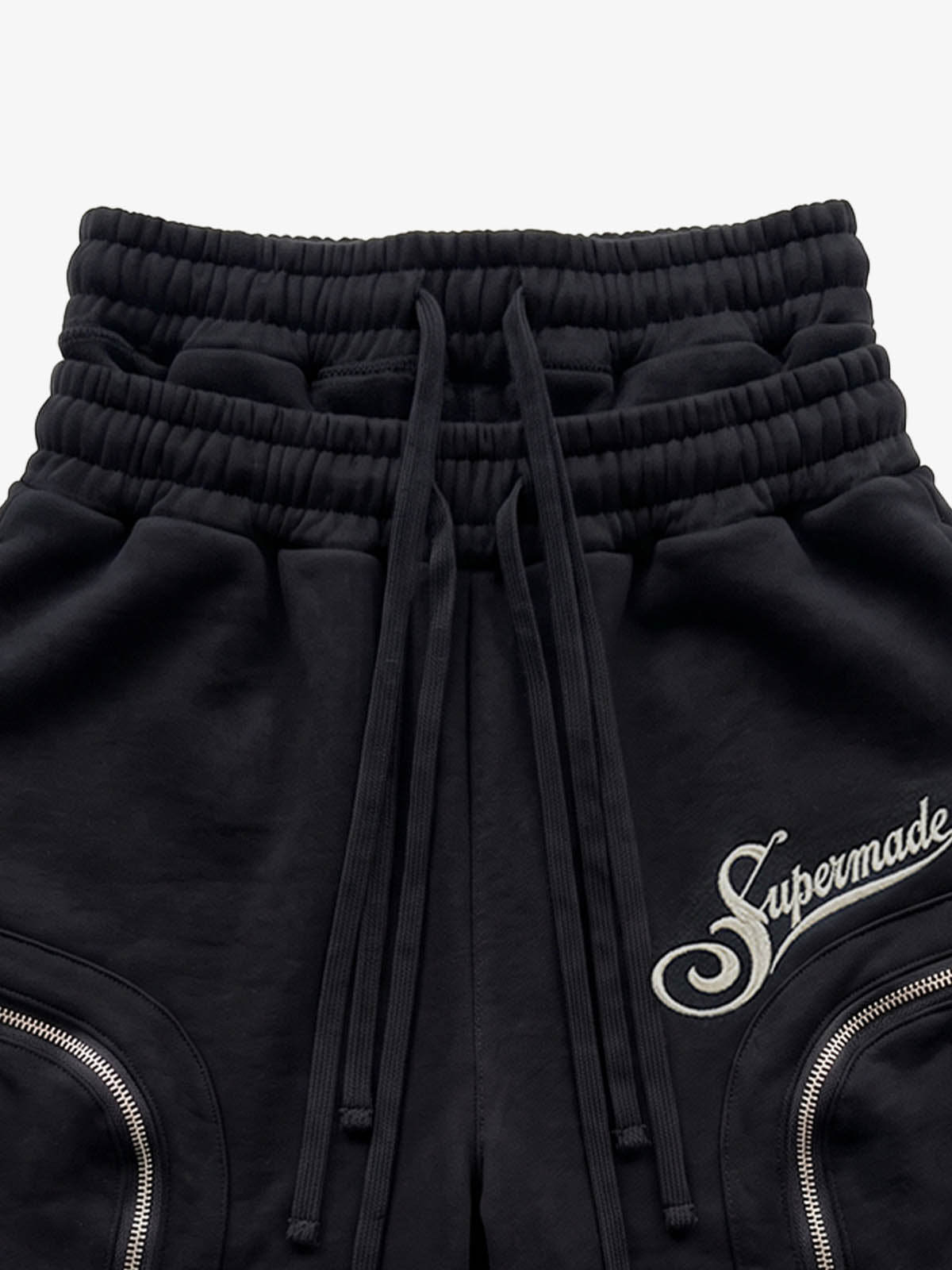 Short cargo à taille double