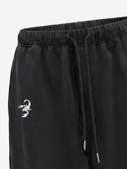 Embroidered Script Sweatpants; Black / S, Black / M, Black / L, Black / XL, Black / 2XL
