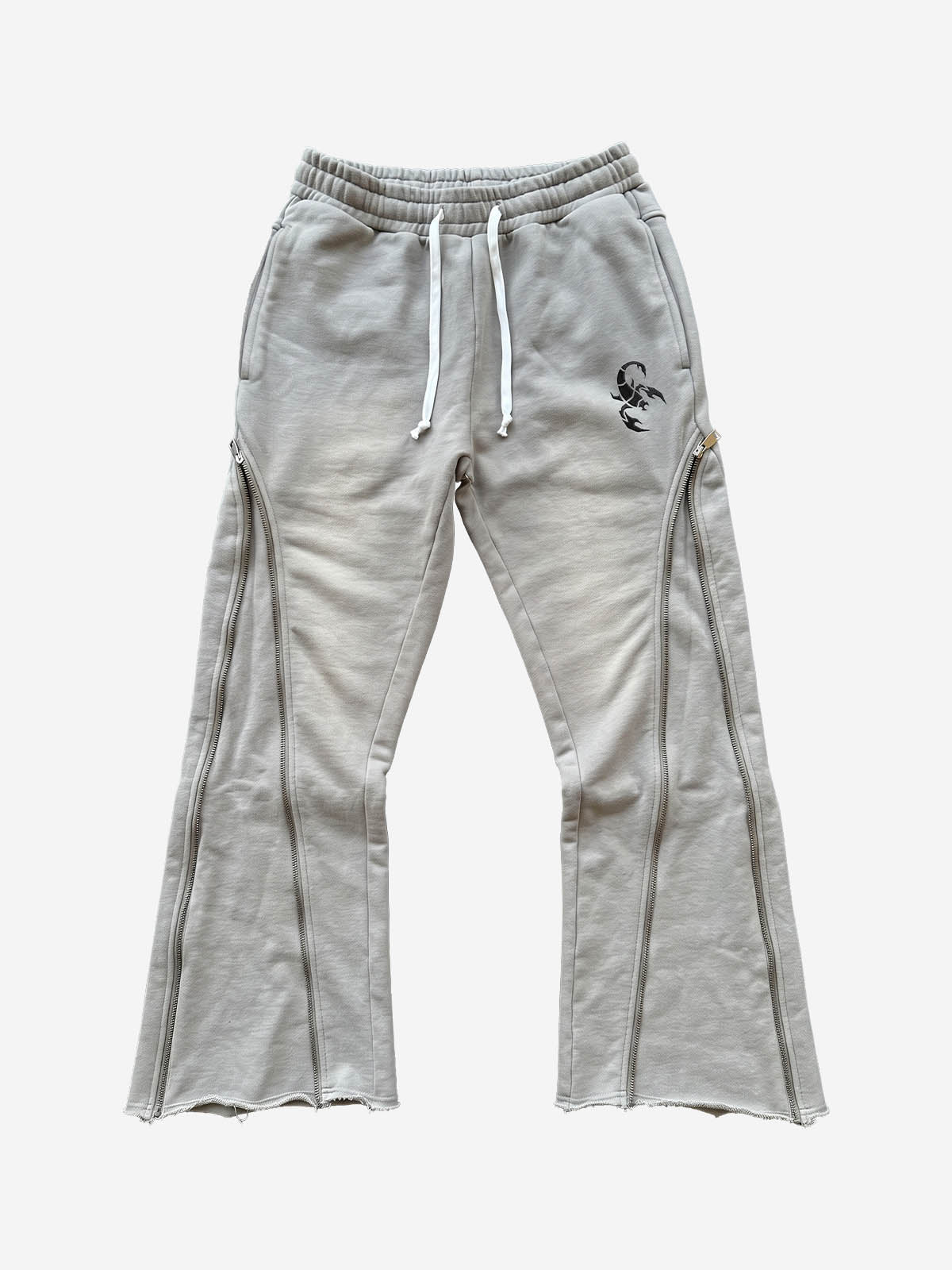 Pantalon déformable à fermeture éclair latérale