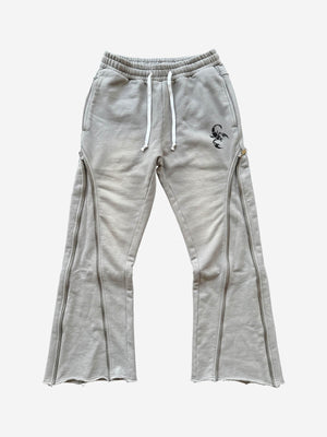 Pantalon déformable à fermeture éclair latérale