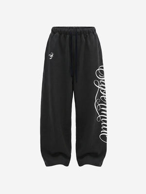Embroidered Script Sweatpants