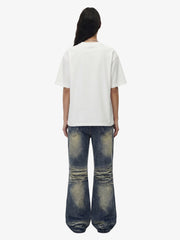 3D Trompe L’Oeil Graphic Short Sleeve T-Shirt - 2610 