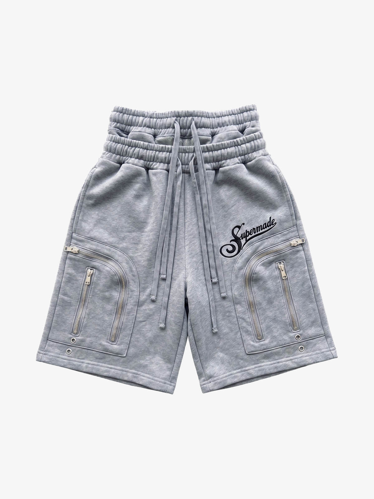 Short cargo à taille double