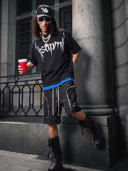 Heavy Zip Functional Techwear Shorts 