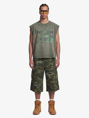Vintage Washed 63 Graphic Sleeveless T-Shirt 