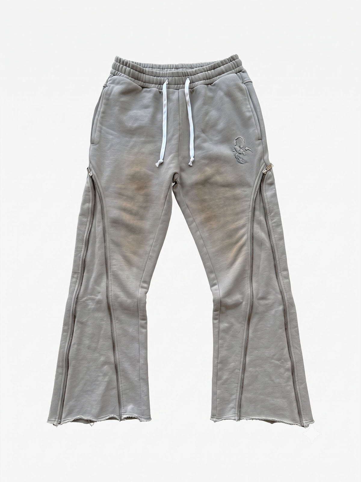 Pantalon déformable à fermeture éclair latérale