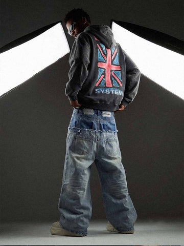 Double Waistband Jeans