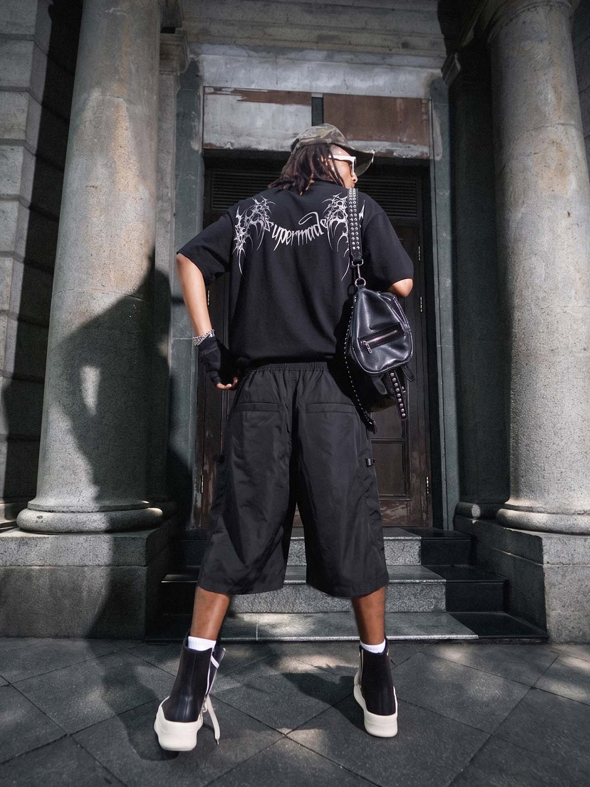 Heavy Zip Functional Techwear Shorts 