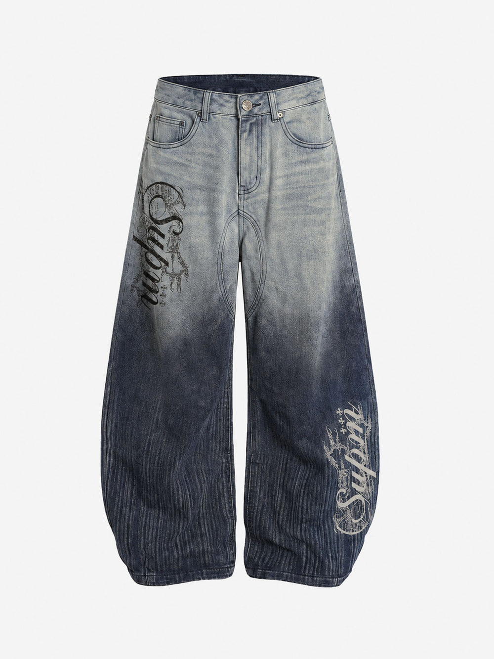Vintage Letter Jeans