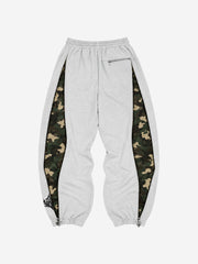 Camo Panel Graphic Track Pants