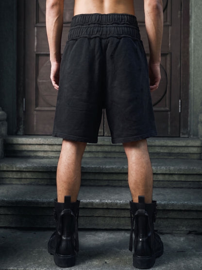 Pantalones cortos cargo de doble cintura