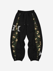 Camo Panel Graphic Track Pants