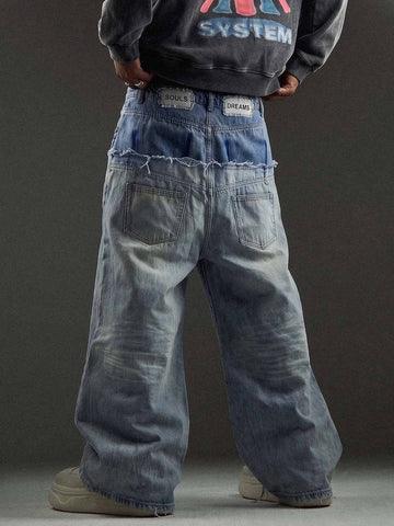 Double Waistband Jeans
