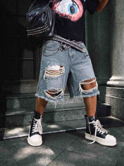 Paint Splatter Loose Jeans