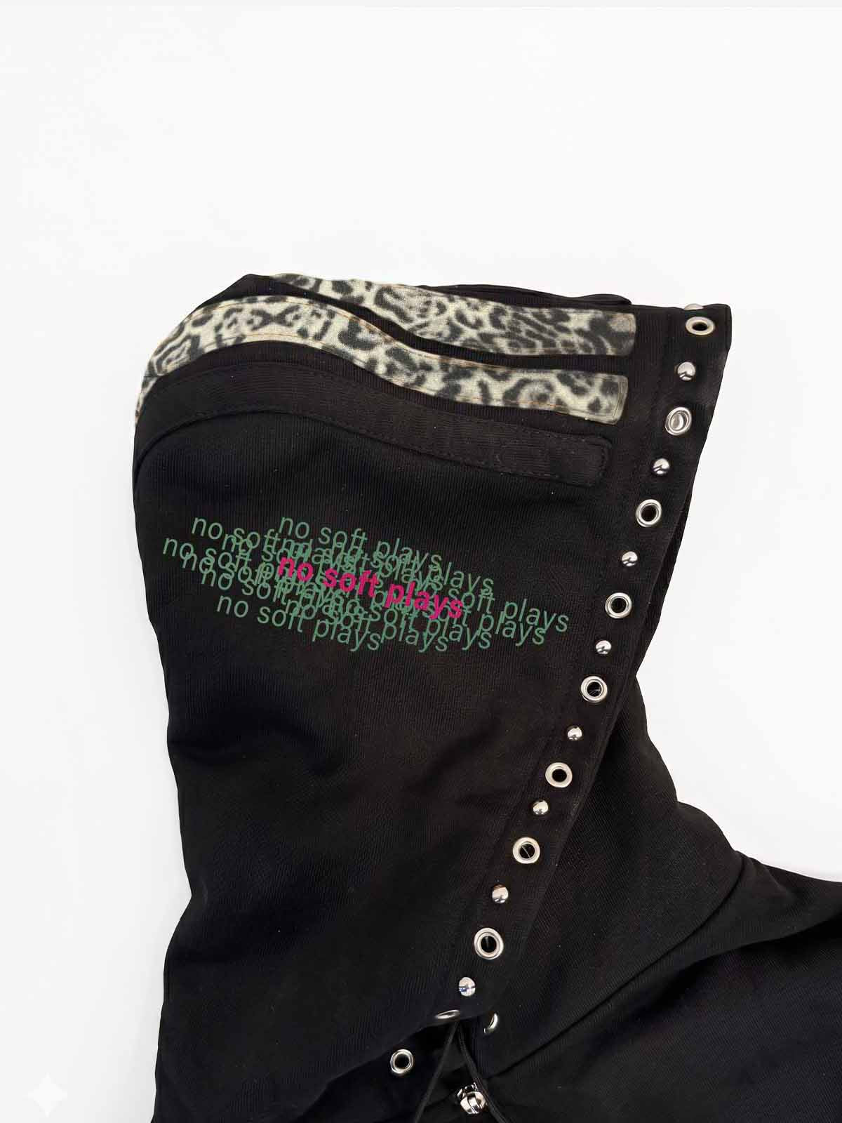 Sweat à capuche clouté Streetwear