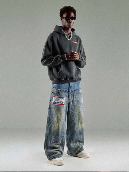 Double Waistband Jeans